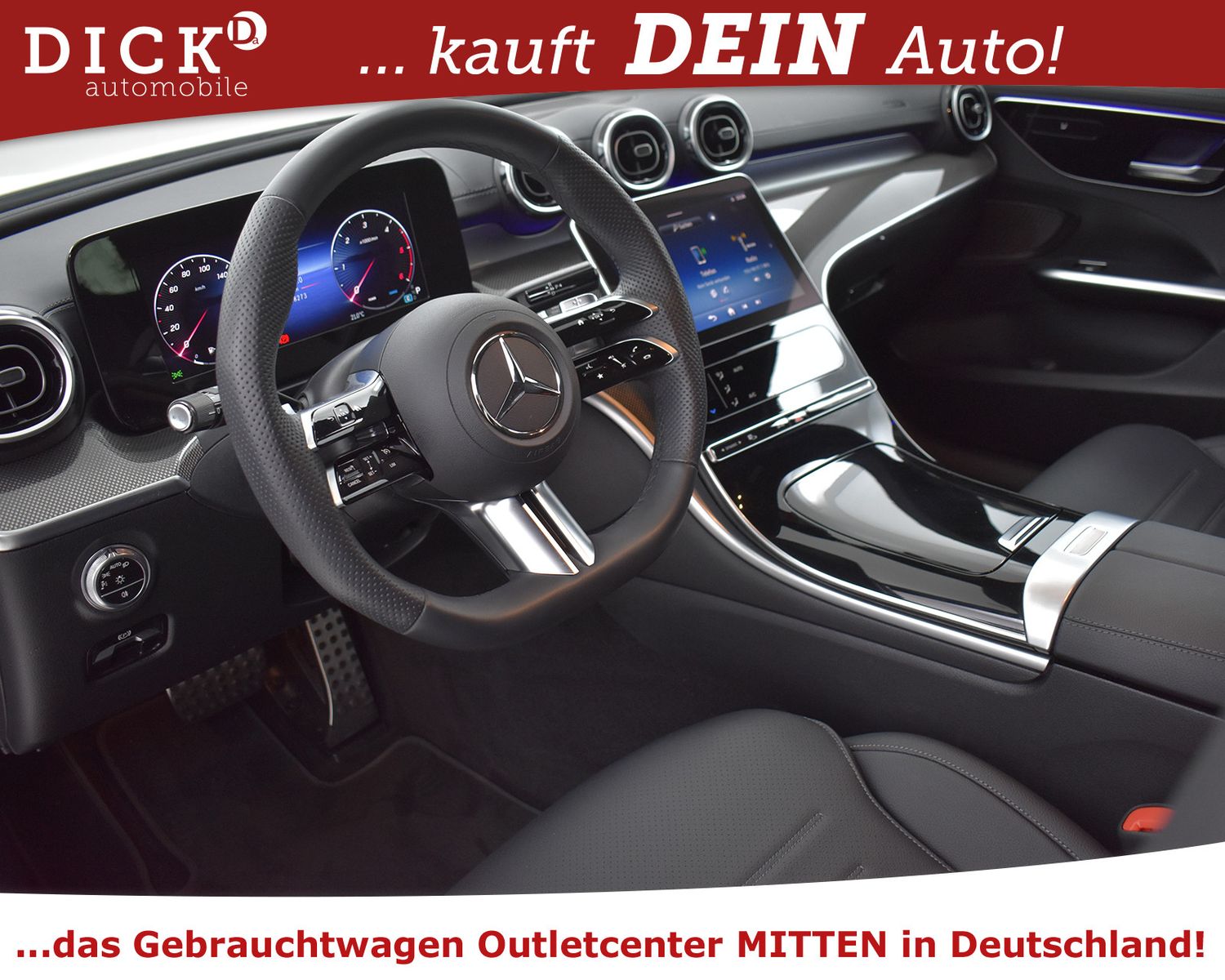 MERCEDES-BENZ C200d 9G 2X AMG Line NIGHT+KAM+LED+NAV+VIRTU+SHZ - Image 10