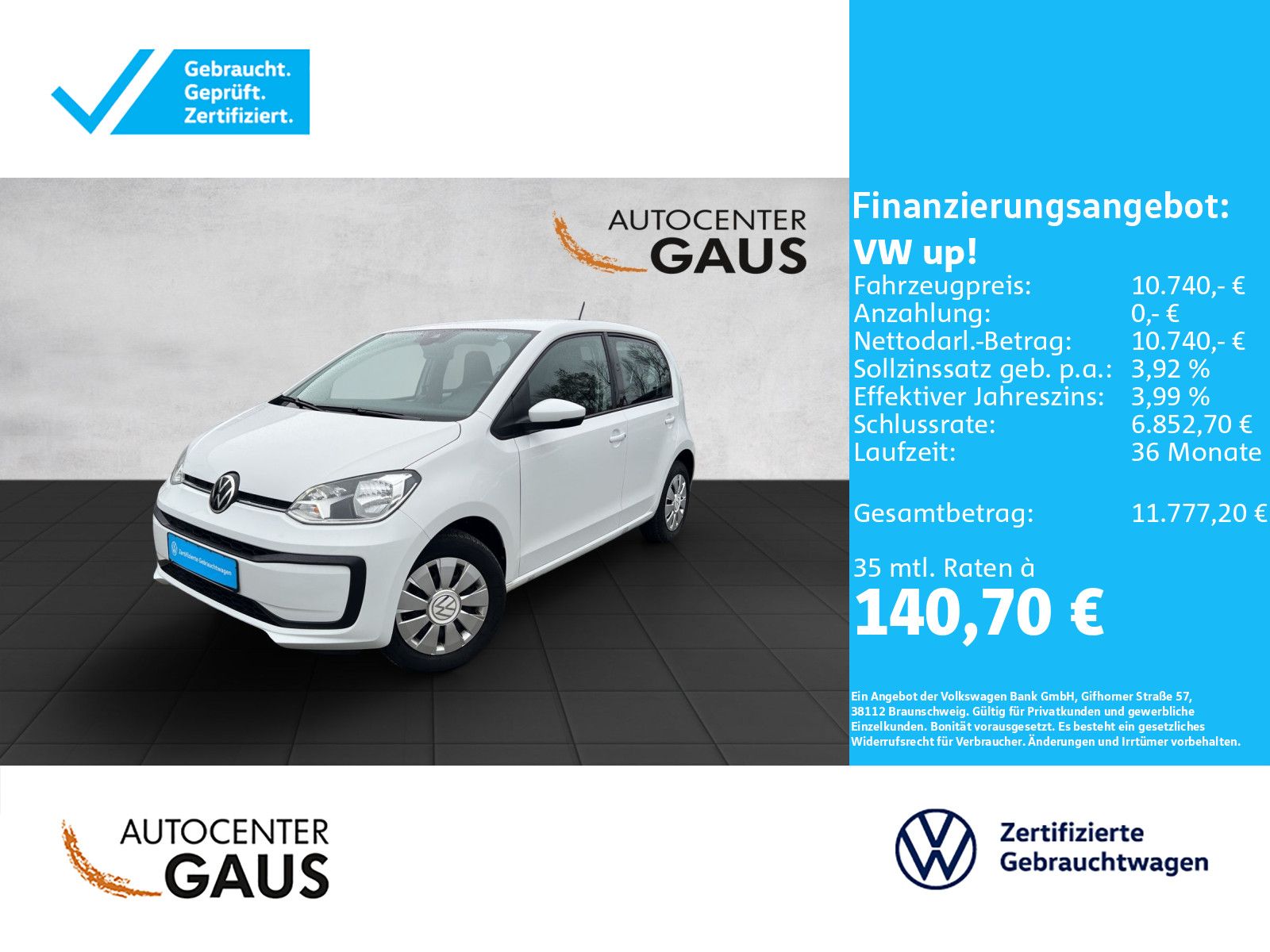 Volkswagen up! - Bild 2