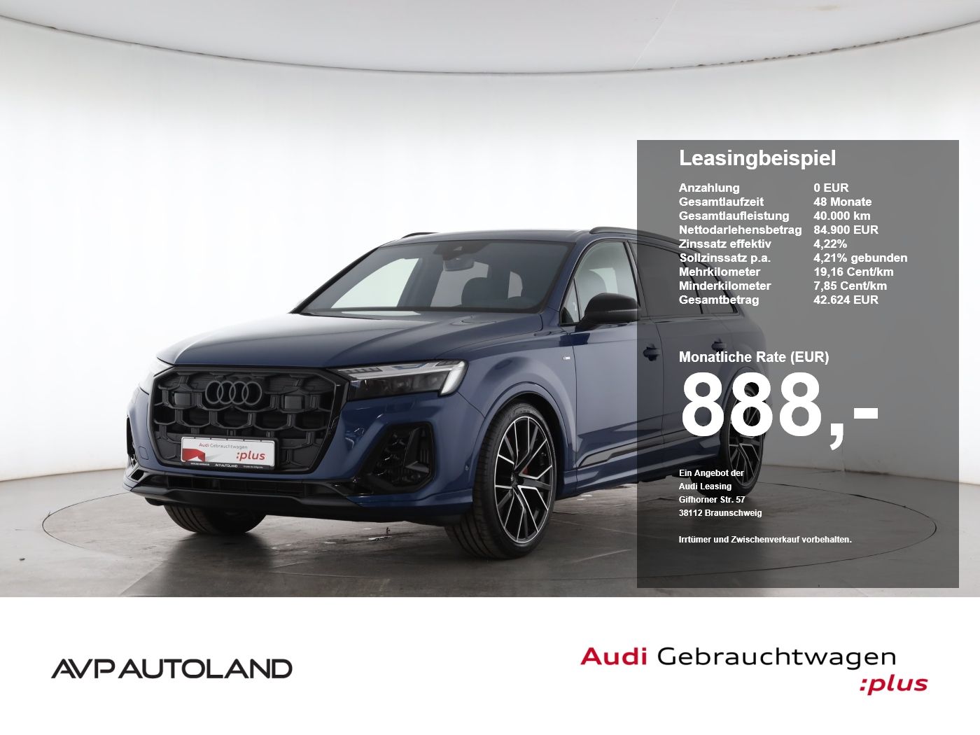 Audi Q7 TFSI quattro tiptronic S line 7-Sitzer | AHK