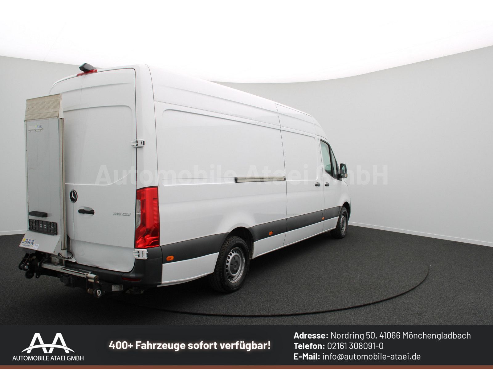 Fahrzeugabbildung Mercedes-Benz Sprinter 316 *MAXI* LADEBORDWAND+AHK 3,5t 5014