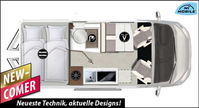 Karmann Davis 591 Lifestyle *SCHAUSONNTAG 11-16 Uhr*