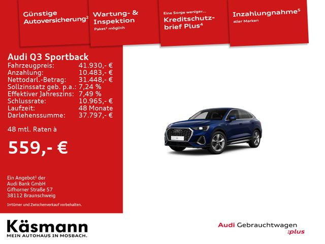 Audi Q3 Sportback 35TFSI S line NAVI AHK ACC LED