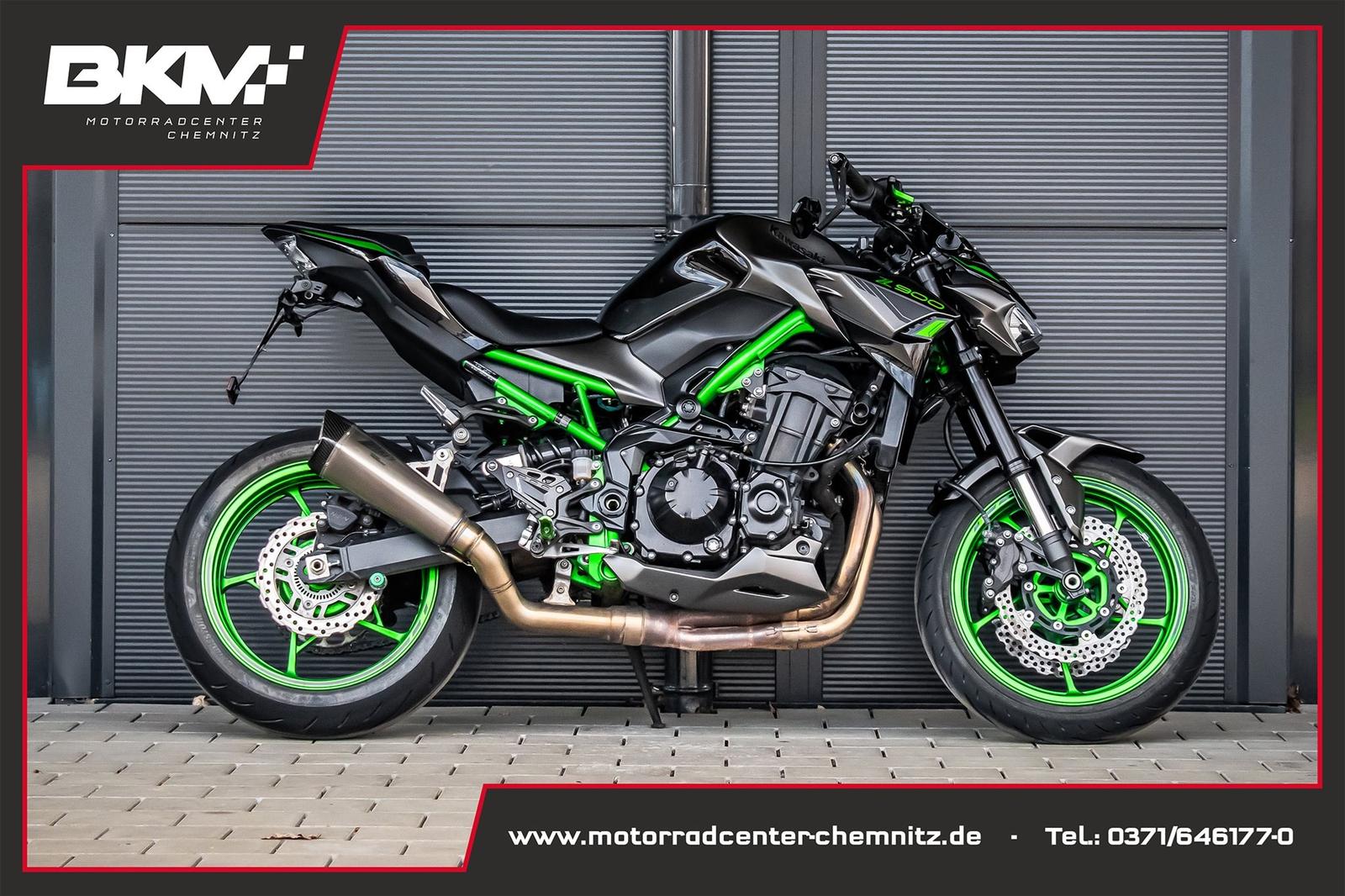 Kawasaki Z900 + viel Zubehör + Scheckheft+Garantie+