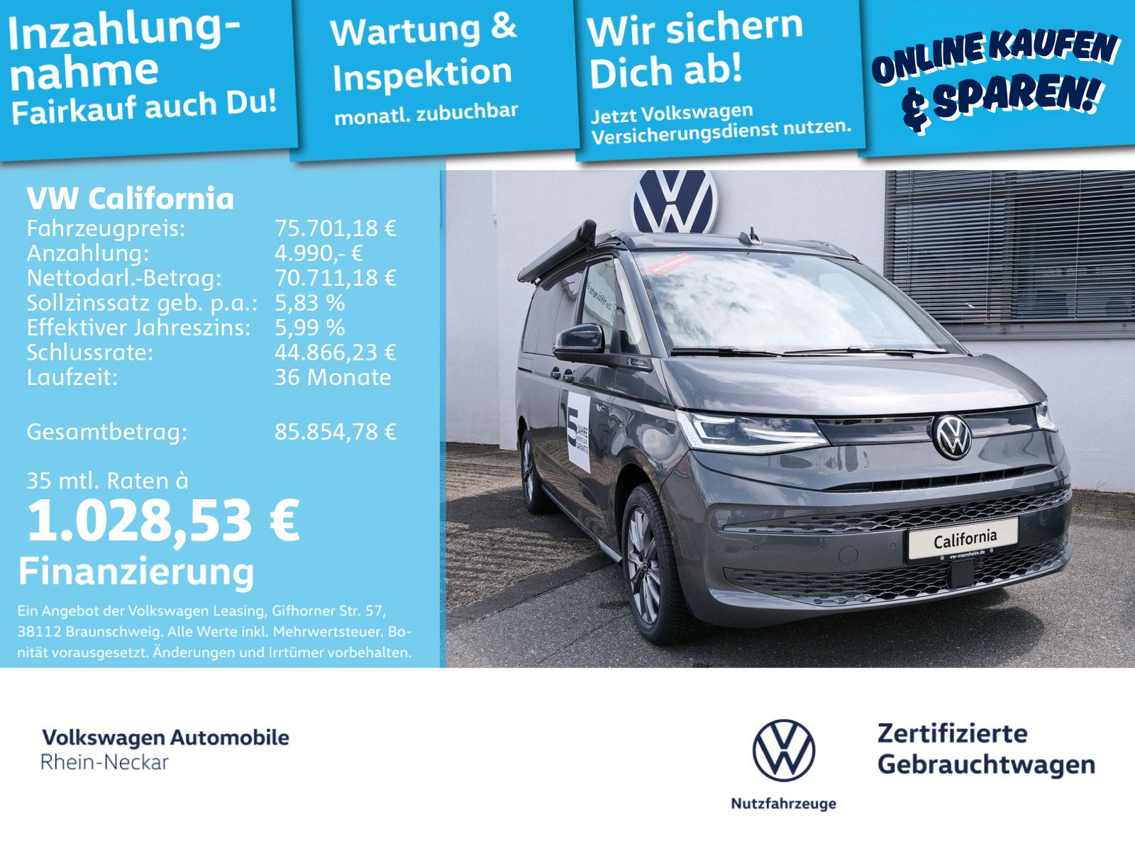 Volkswagen California Beach 2.0 TSI DSG AHK Navi Kamera uvm foto 2