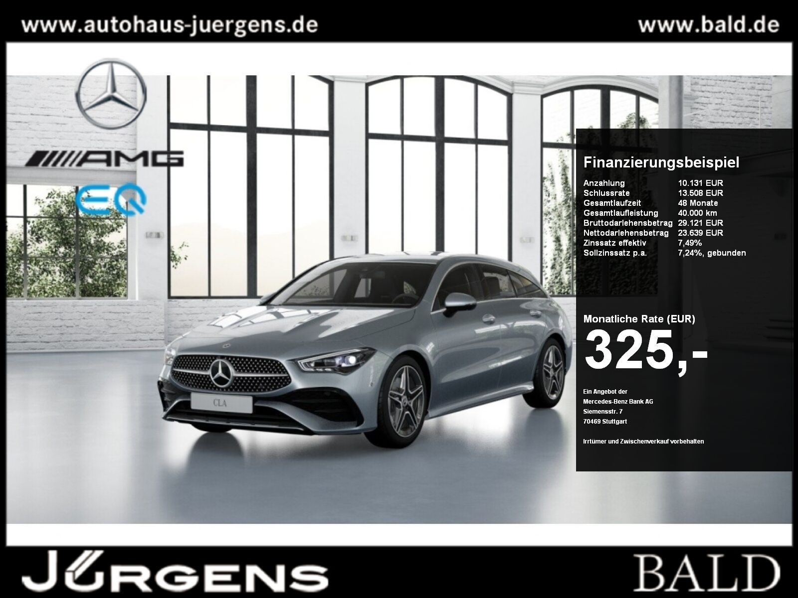 MERCEDES-BENZ CLA 200 Sb AMG+Burm+Distronic+MLB+18Zoll+