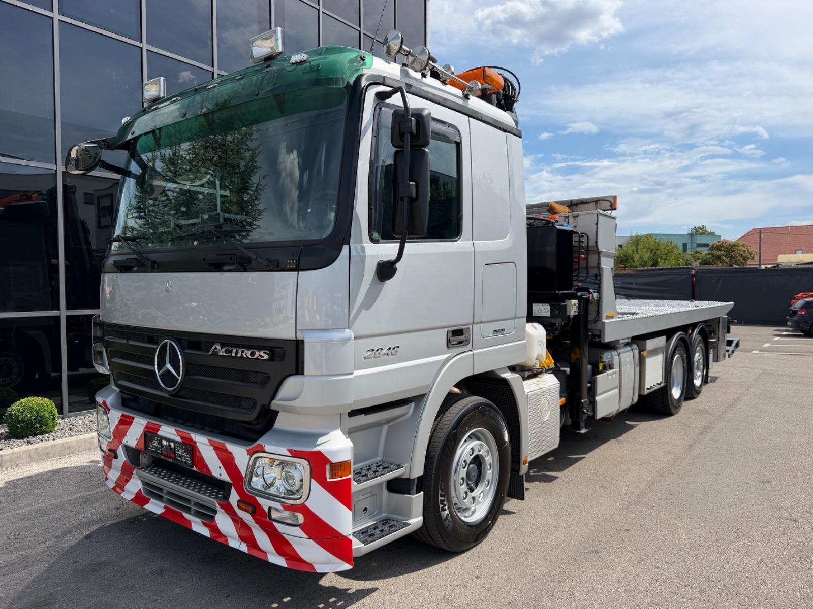 Mercedes-Benz ACTROS 2646 6x2 Kran/Hydro Plaetao/Brille 10 t