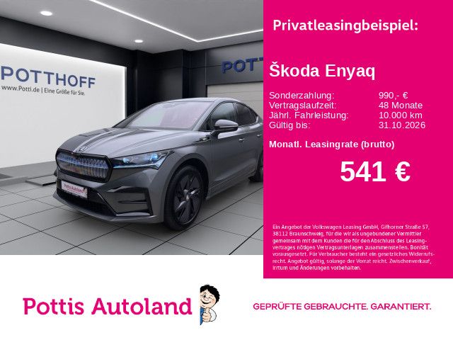 Skoda Enyaq iV Coupé RS SUITE PANO AHK NAVI CANTON
