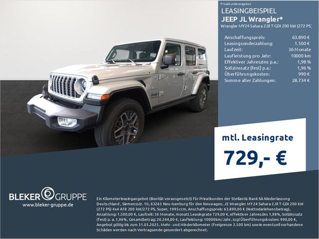 Jeep JL Wrangler Wrangler MY24 Sahara 2.0l T-GDI 200