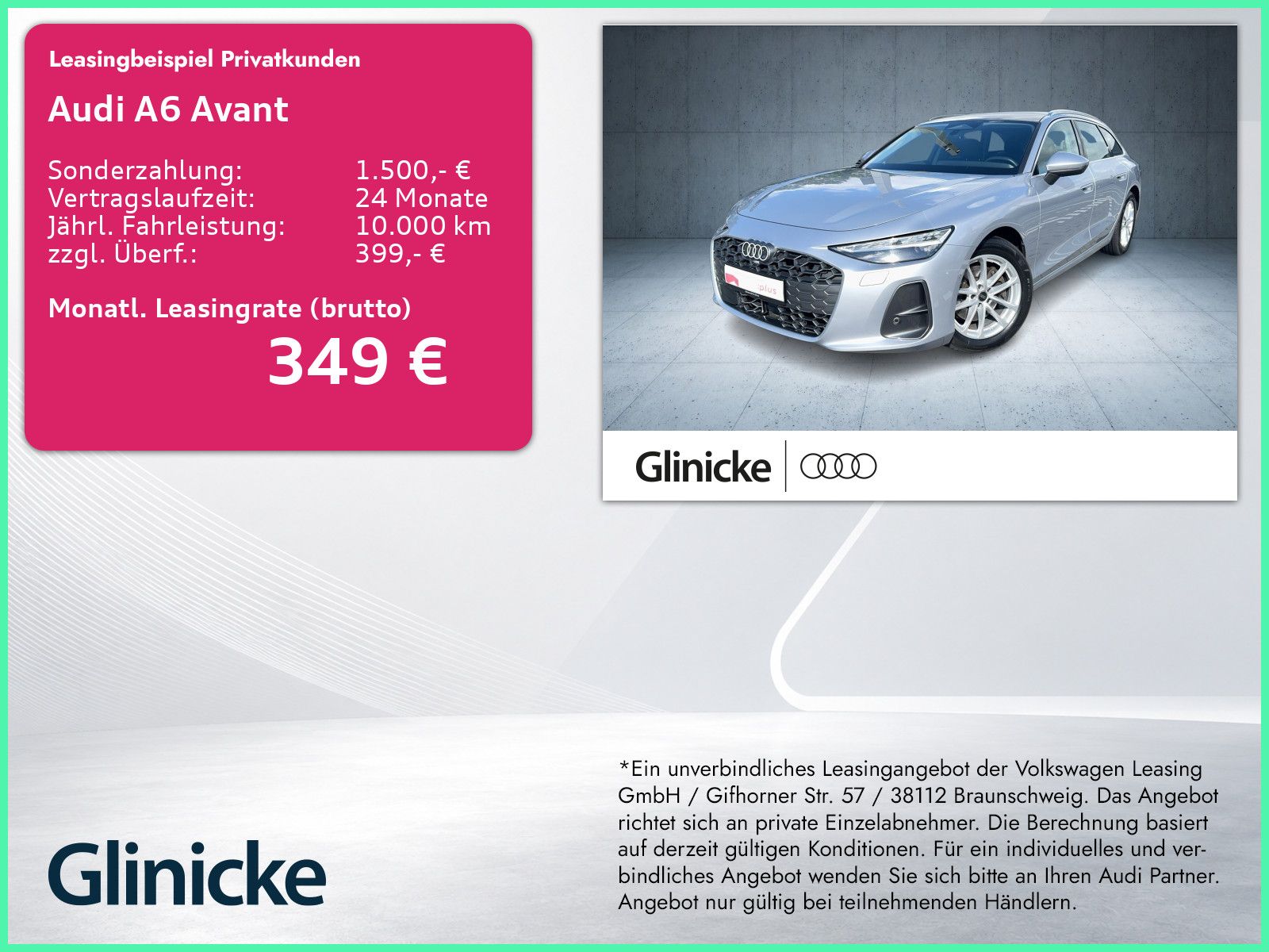 Audi A6 Avant TDI AHK/Pano/Tech+/Navi/ACC/Leder/360/L