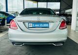 Mercedes-Benz C 180 1.6 Avantgarde Navi AHK LED PDC v+h SHZG - Mercedes-Benz C 180 mit Benzin-Antrieb: Silber, Limousine