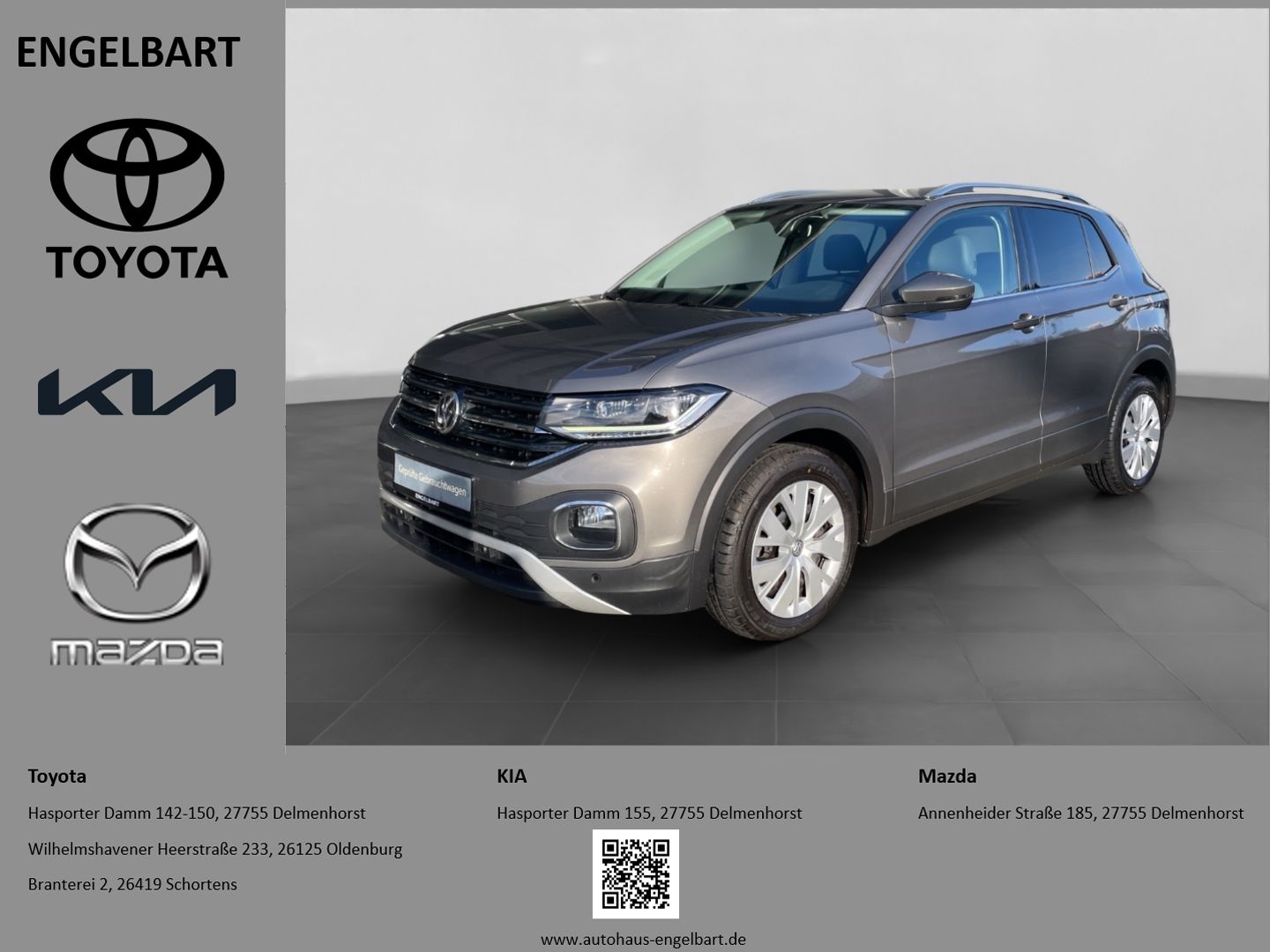 VW T-Cross 1.6 TDI Style PDC vorne + hinten