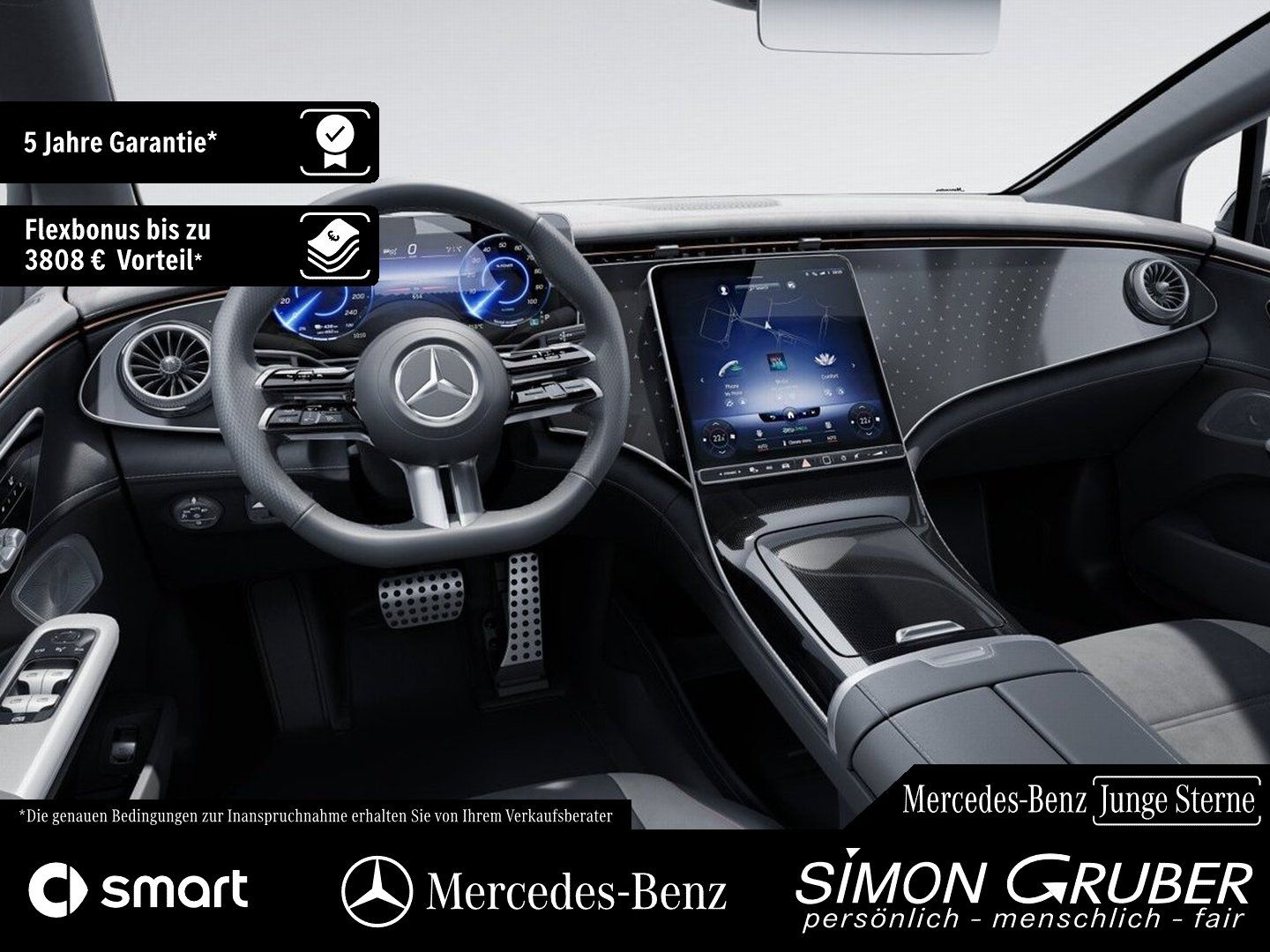 Fahrzeugabbildung Mercedes-Benz EQE 350 4M AMG Night Pano Burm DigiLight ACC 360