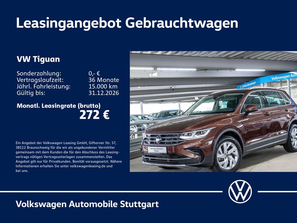 Tiguan Elegance 2.0 TSI DSG Navi Kamera ACC LED