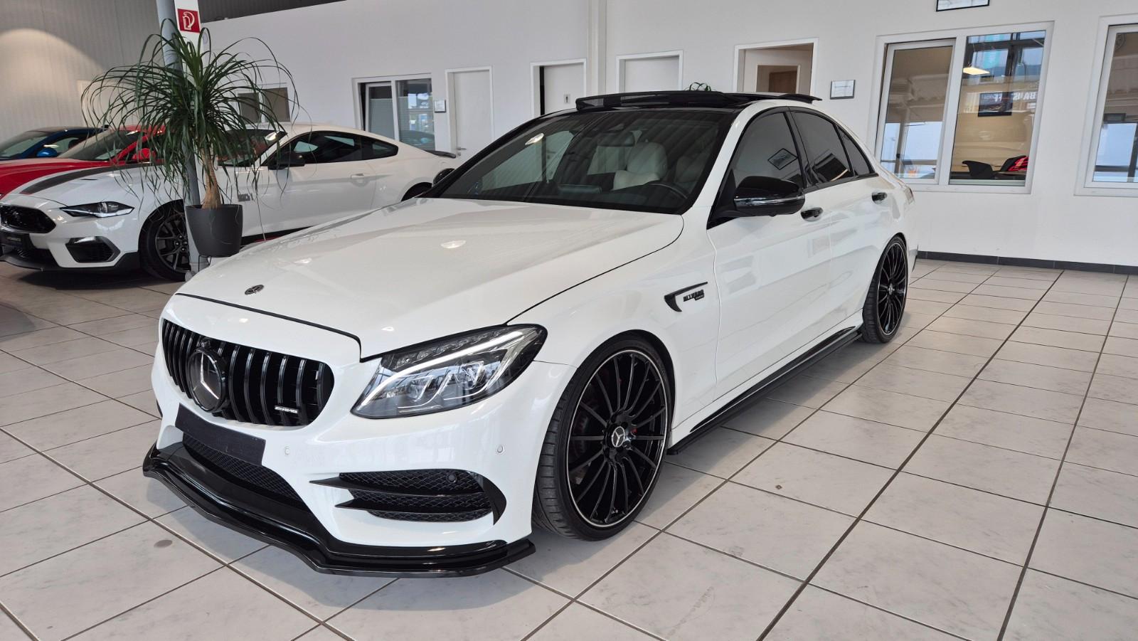 Mercedes-Benz C400 Umbau C43 AMG 4 Matic Night*Burmester*Pano