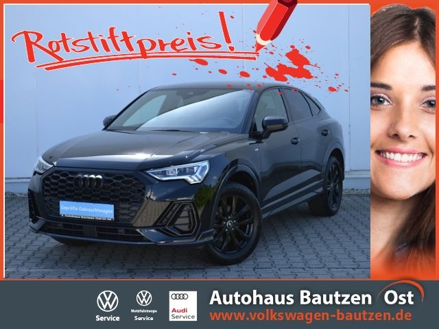 Q3 Sportback 35 TFSI S line OPTIK-SCHWARZ/LED/NA