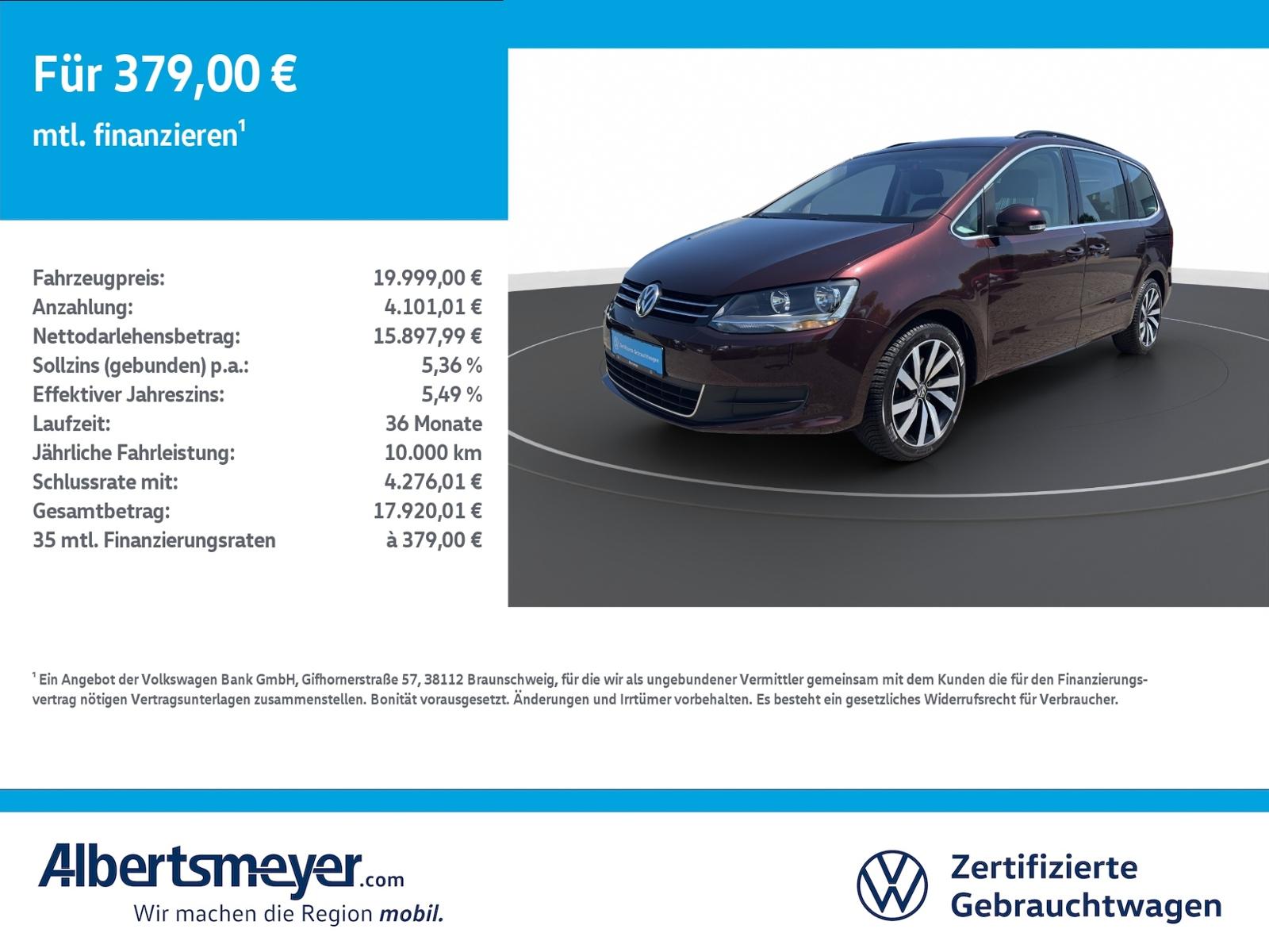 Volkswagen Sharan 1.4 TSI Comfortline +NAVI+SITZHEIZUNG+