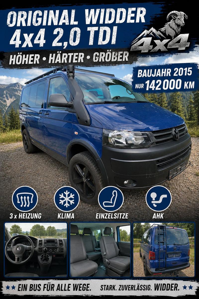 Volkswagen Widder 4x4 2,0 TDI Seikel 19 Zoll Multiva / Cara