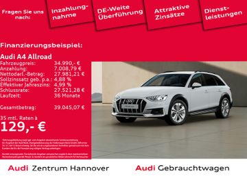 Audi Leasingangebot: Audi A4 allroad quattro 40 TDI Kamera AHK Navi virtua