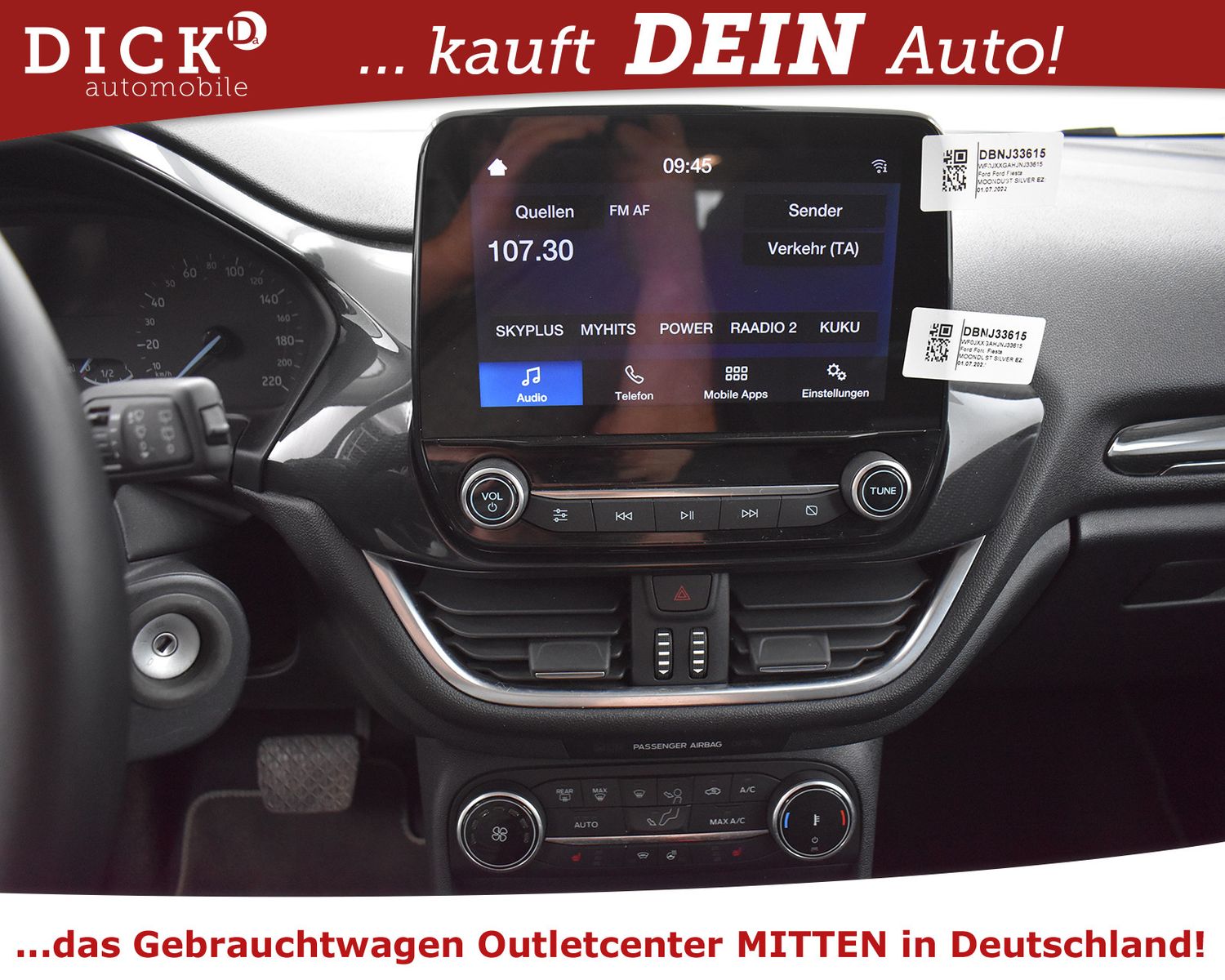 Fahrzeugabbildung Ford Fiesta 1.0 EB Aut Active LED+SITZHZ+PDC+DAB+TEMP