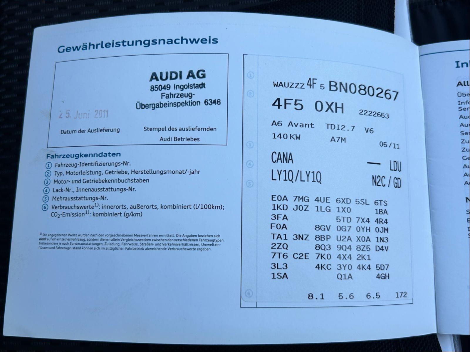 Audi A6 2011 — photo 16