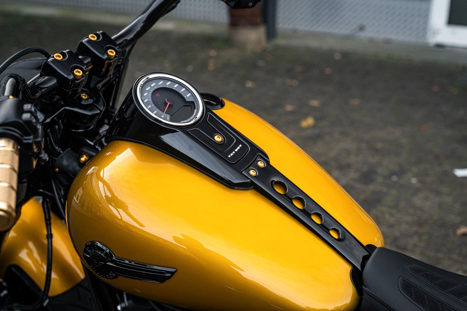 Fahrzeugabbildung Harley-Davidson GOLD DARK FAT BOY FLFBS 114 MY24 - JEKILL&HYDE -