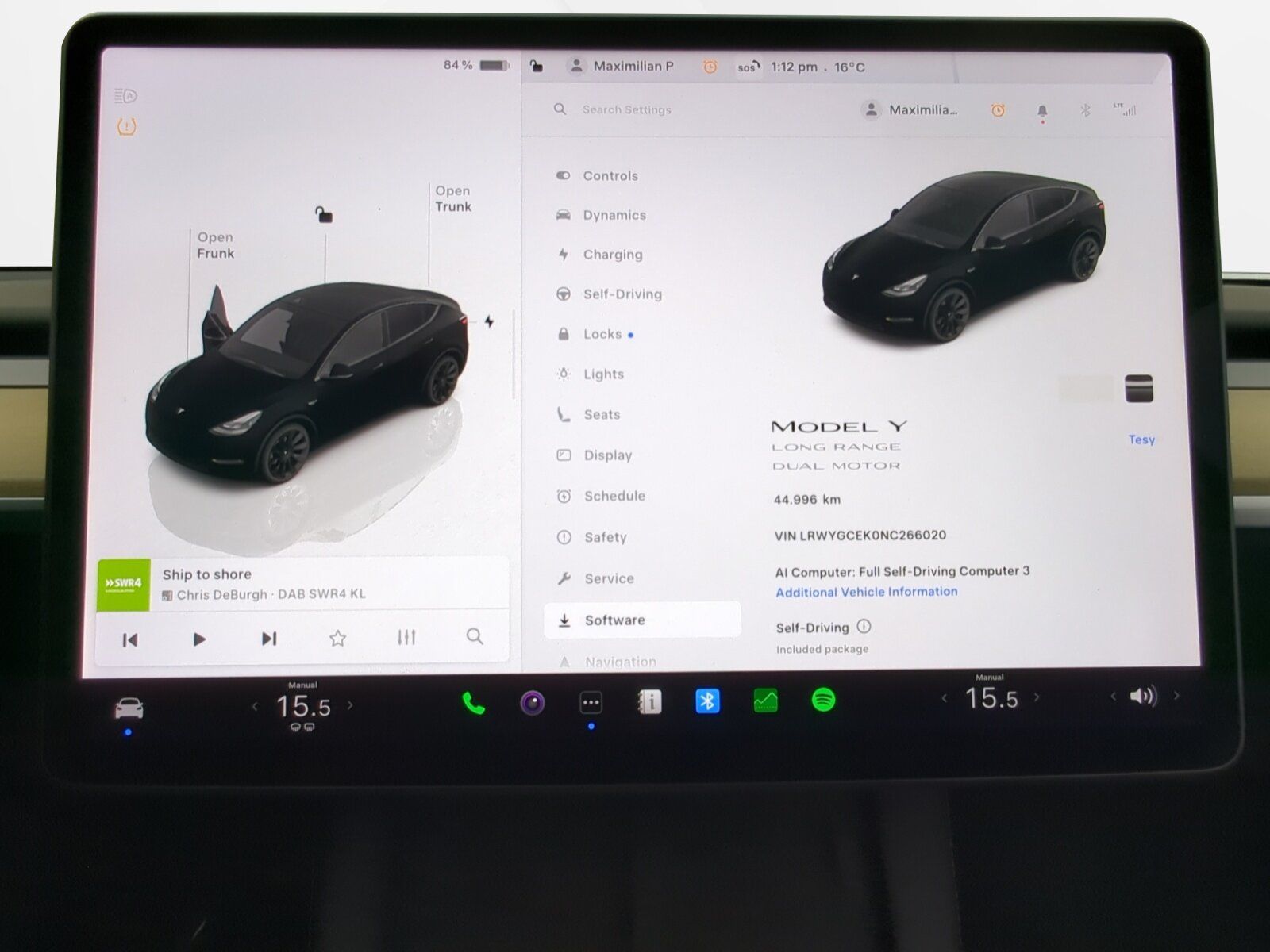 TESLA Model Y Long Range Dual Motor EAP Pr. Int.