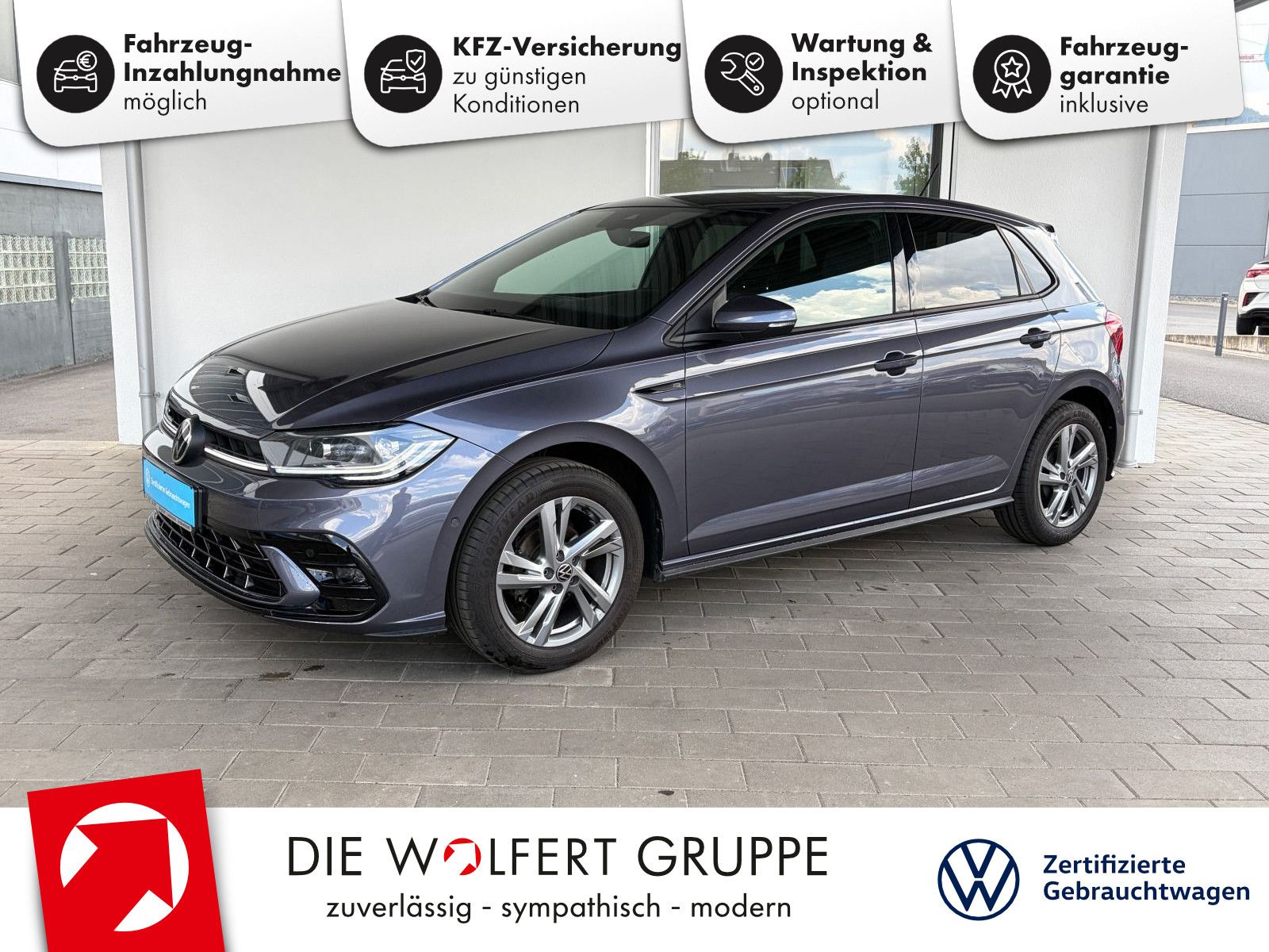 Volkswagen Polo R-Line 1.0 TSI DSG NAVI ACC RFK IQ-DRIVE