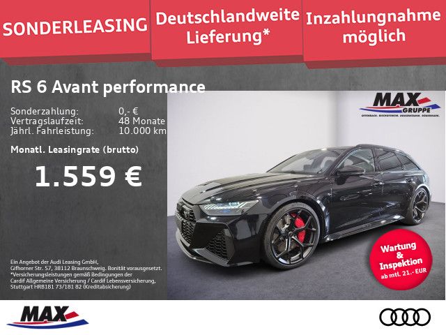 Audi RS 6 Avant performance MATRIX+PANO+SOFTCLOSE+SAG