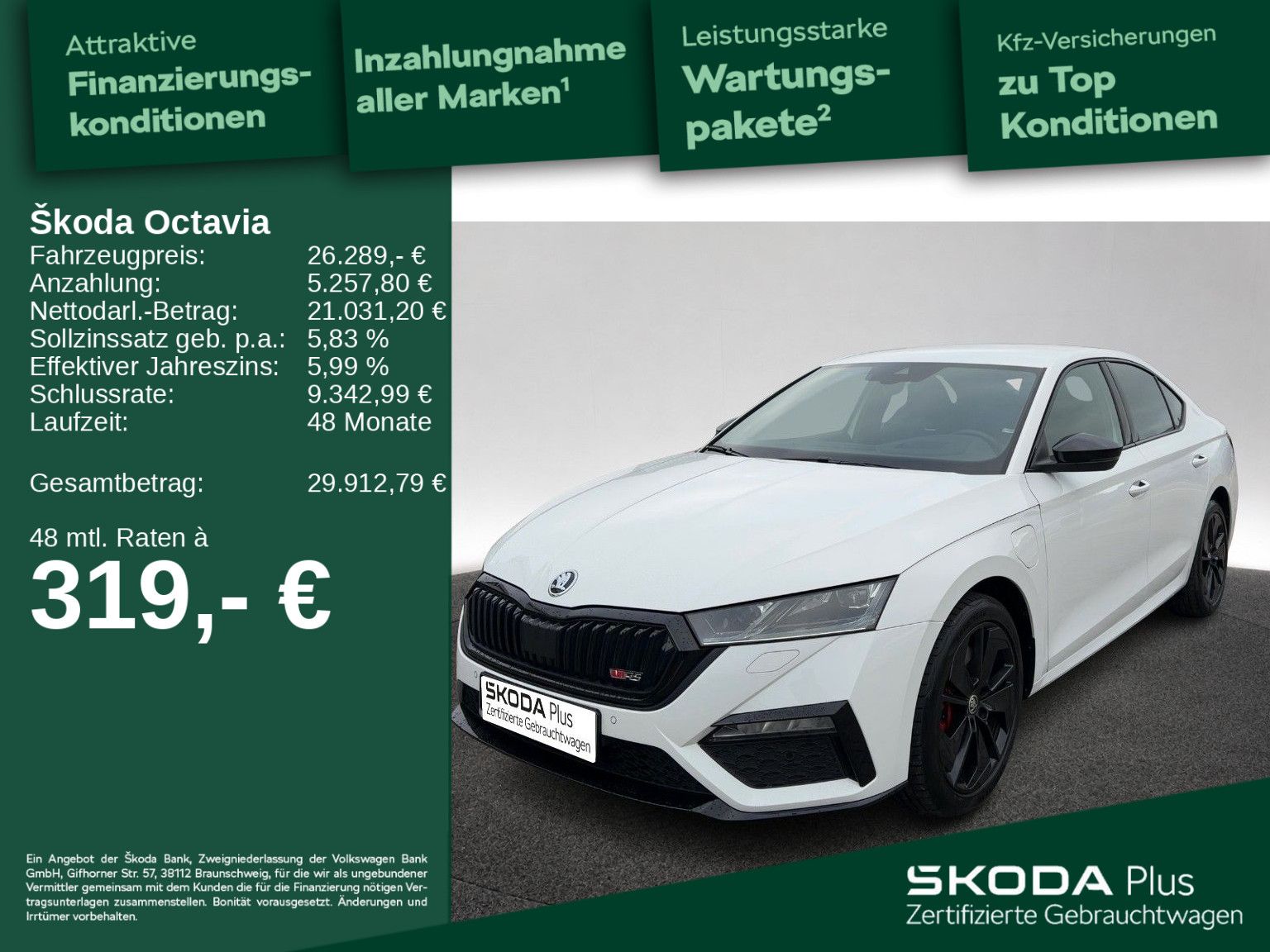 Skoda Octavia 1.4 TSI iV RS*DSG*MEMORY*MATRIX*HUD*NAVI imagem 2