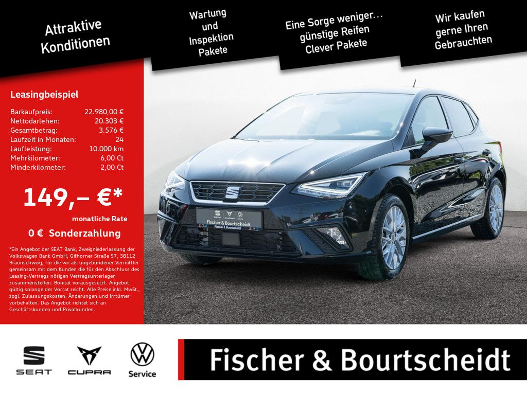 Seat Ibiza 1.0 TSI FR NAVI KAM ACC PDC SHZ