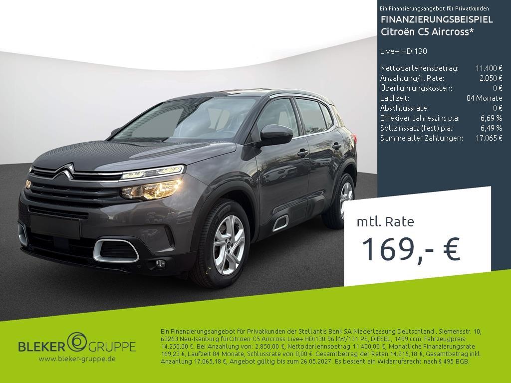 Citroën C5 Aircross Live+ 130HDI KLIMA+SITZHZ+PDC