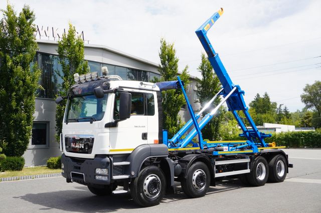 MAN TGS 35.400 8×4 HYVA LIFT 32.56 SE hooklift