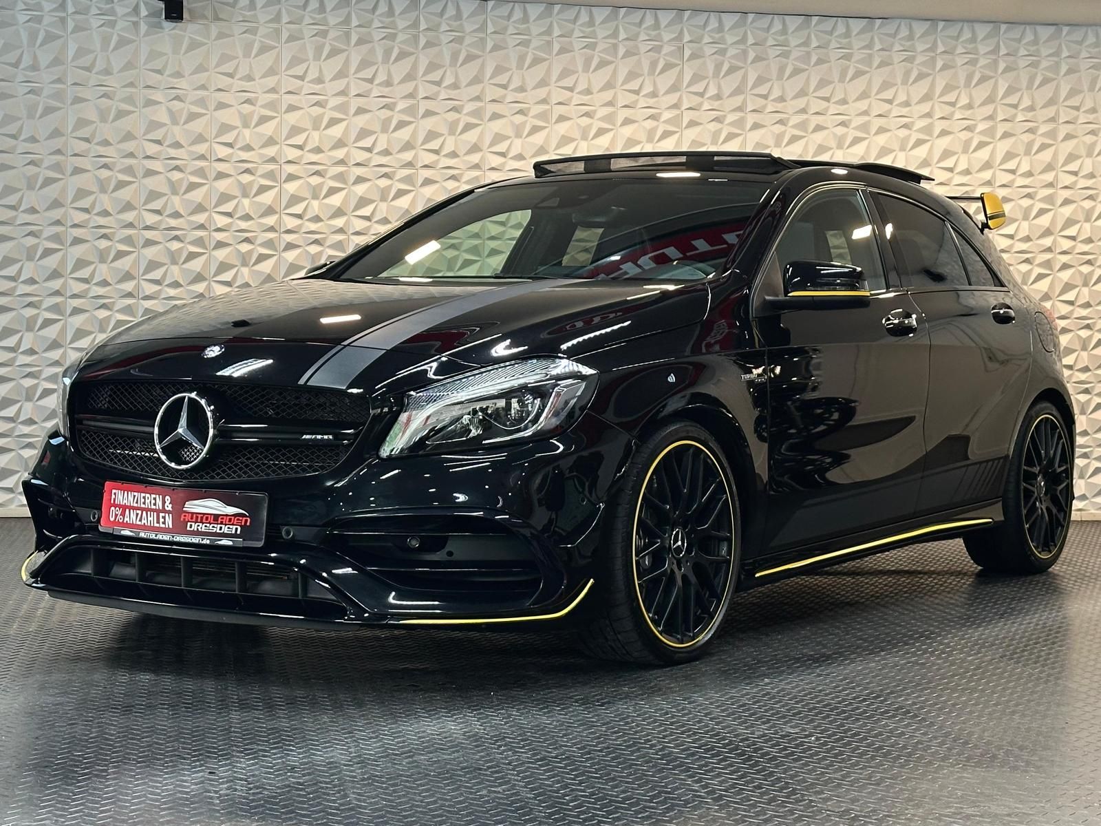MERCEDES-BENZ A45 AMG 4M AERO YELLOW NIGHT ED H&K#PANO#CAM - Image 4