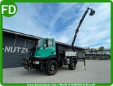 Unimog U20 Agrar mit Kran , Einzelstück - Unimog Agrar