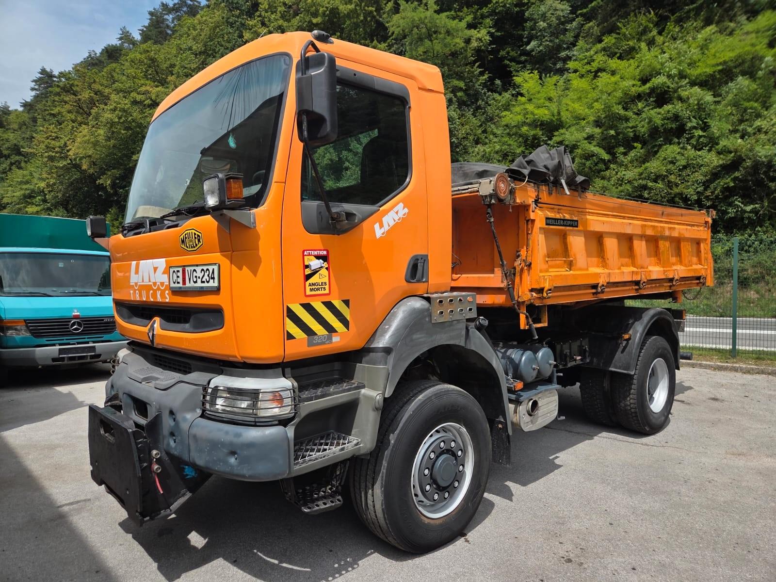 Renault KERAX 320.19 4X4 ZF MANUAL KLIMA TIPPER