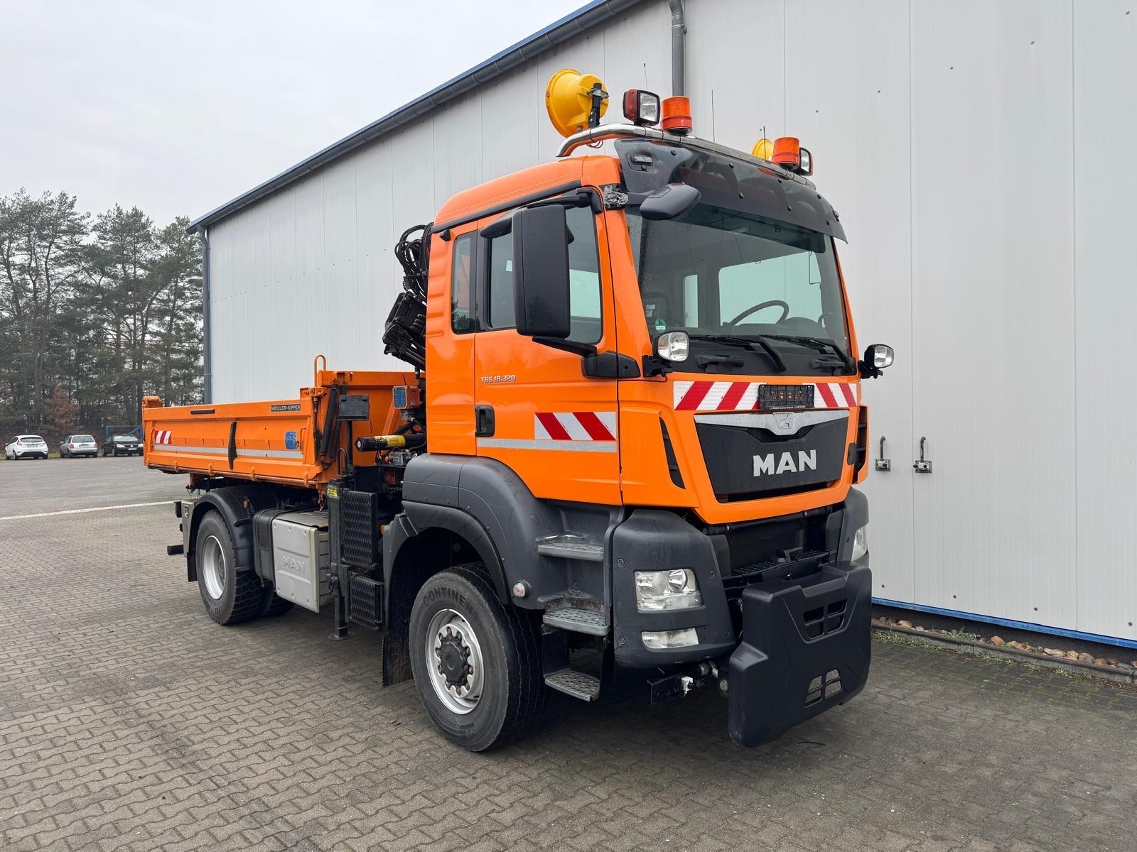 MAN TGS 18.320 4x4 BL Kran Funk Winterdienst
