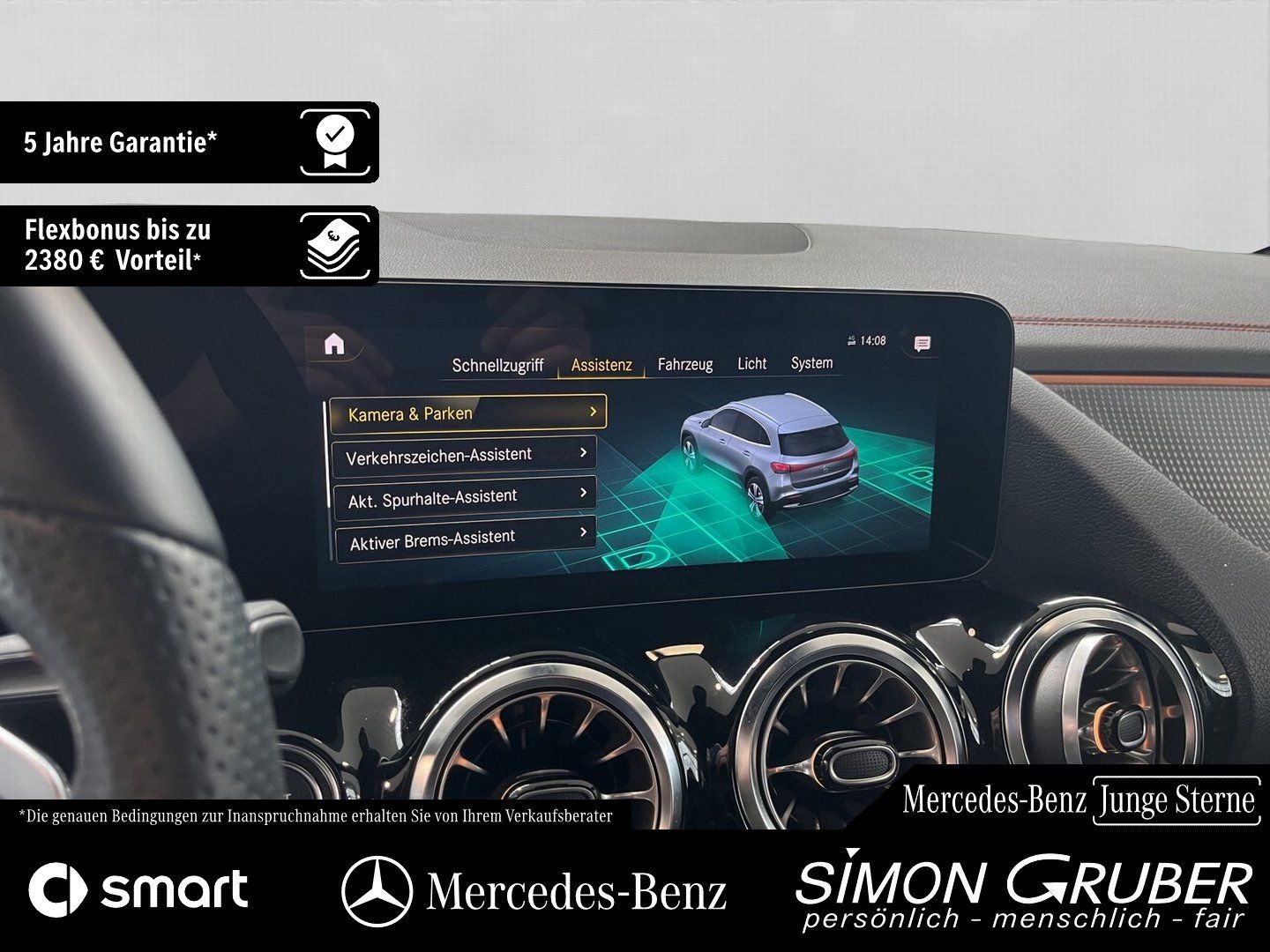 Fahrzeugabbildung Mercedes-Benz EQA 300 4M AMG Night Ambi KeyGO LED Kamera