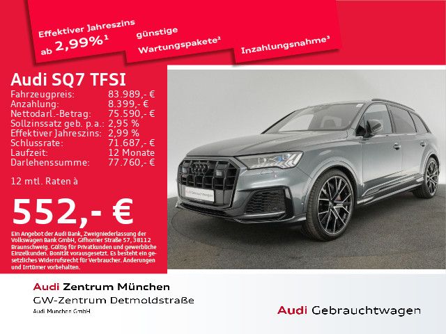 Audi SQ7 TFSI tiptr. StdHzg/Keramik/StdHzg/B&Oadv.