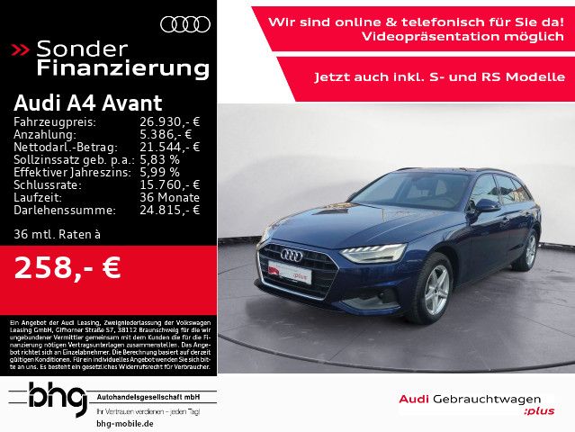 Audi A4 Avant 35 TFSI LED/AHK/EPH/Assist/uvm.