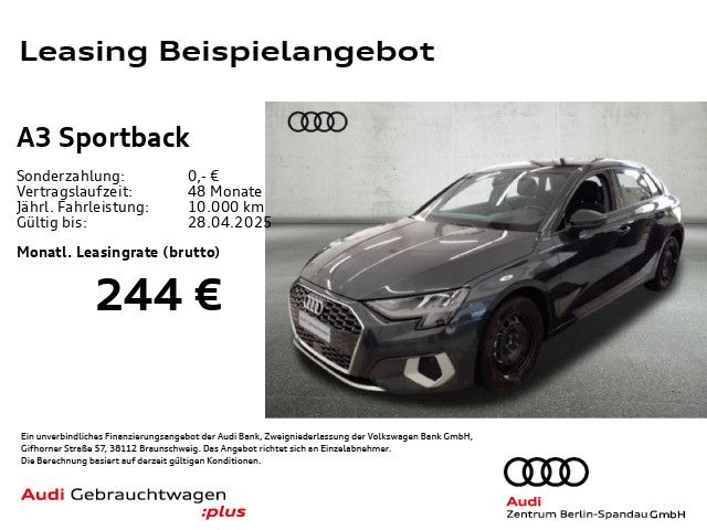 Audi A3 Sportback 35 TFSI Adv. *GRA*Smartph.-int.*