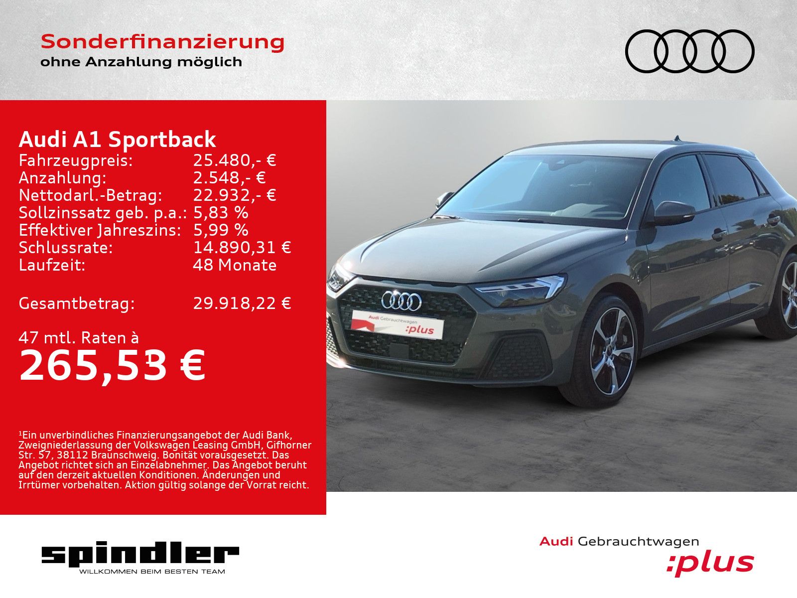 Audi A1 Sportback 30TFSI S-tronic / Connect, LED, RFK