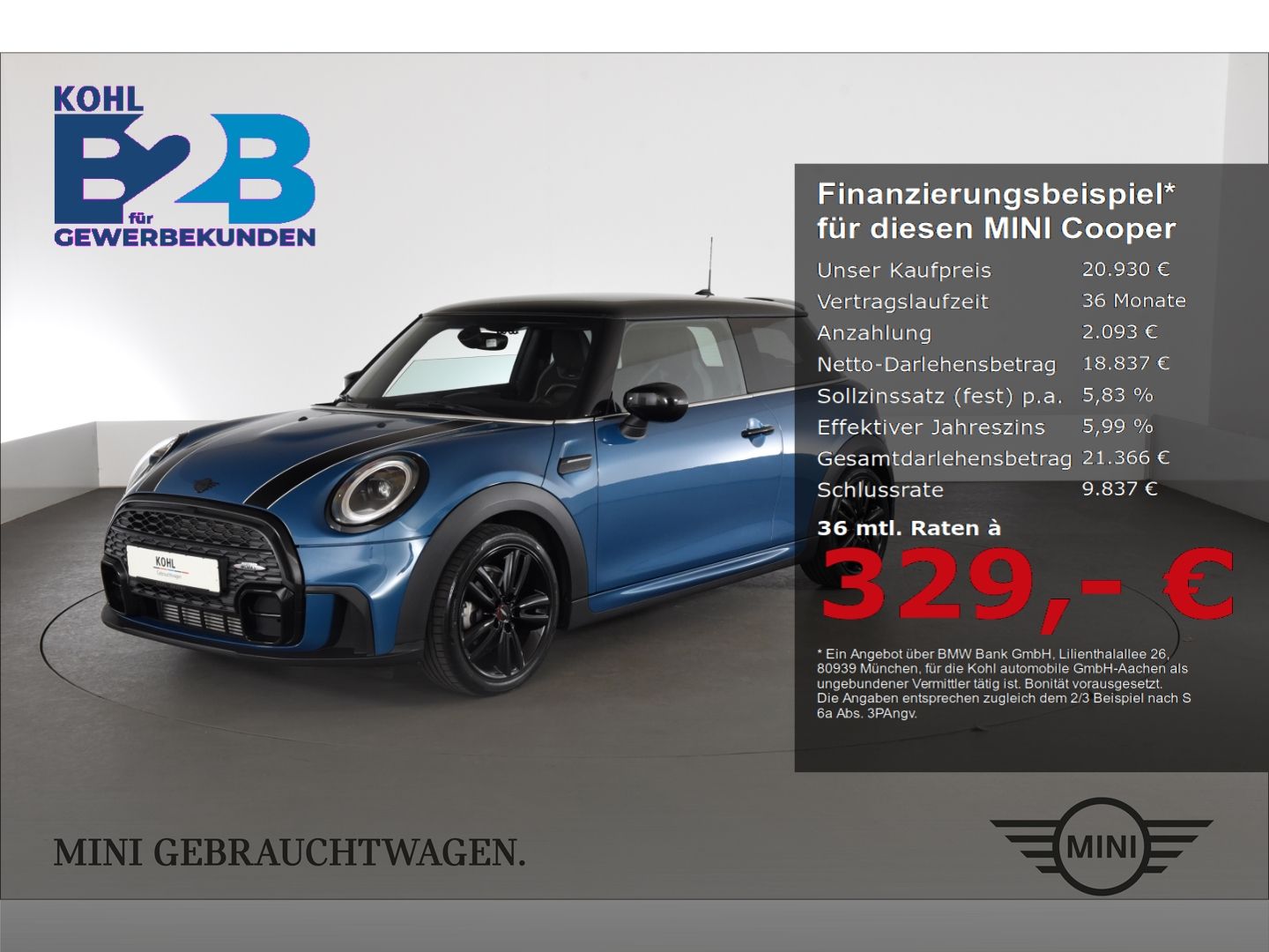 MINI Cooper John Cooper Works **nur an Gewerbekunden*