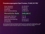 Opel Frontera GS, Hybrid, Effekt Blau, LED, Klimatisi - Opel Frontera: B