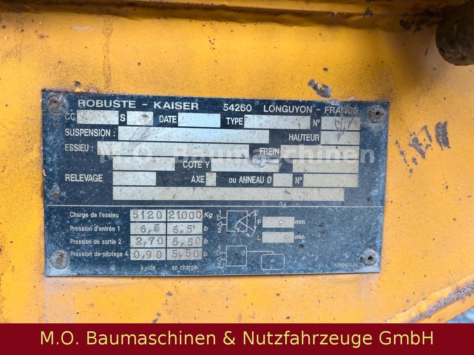 Fahrzeugabbildung Kaiser Robuste S330  / Luftfederung / 2 Achser