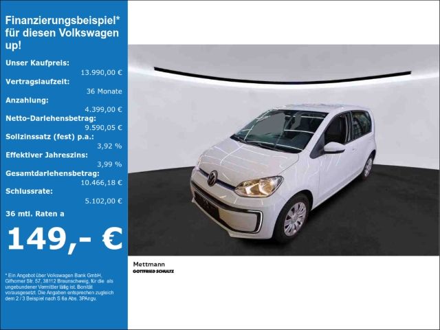 Volkswagen up! e-WSS-beheizbar KLIMA SHZ DAB ZV