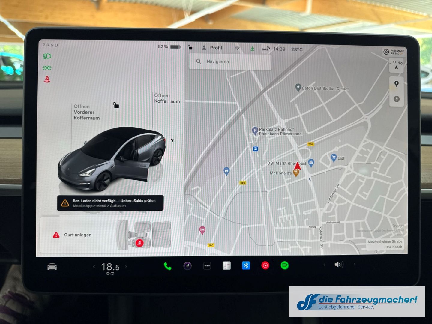 Fahrzeugabbildung Tesla Model 3 Long Range RWD Soundsystem ACC El. Heckk