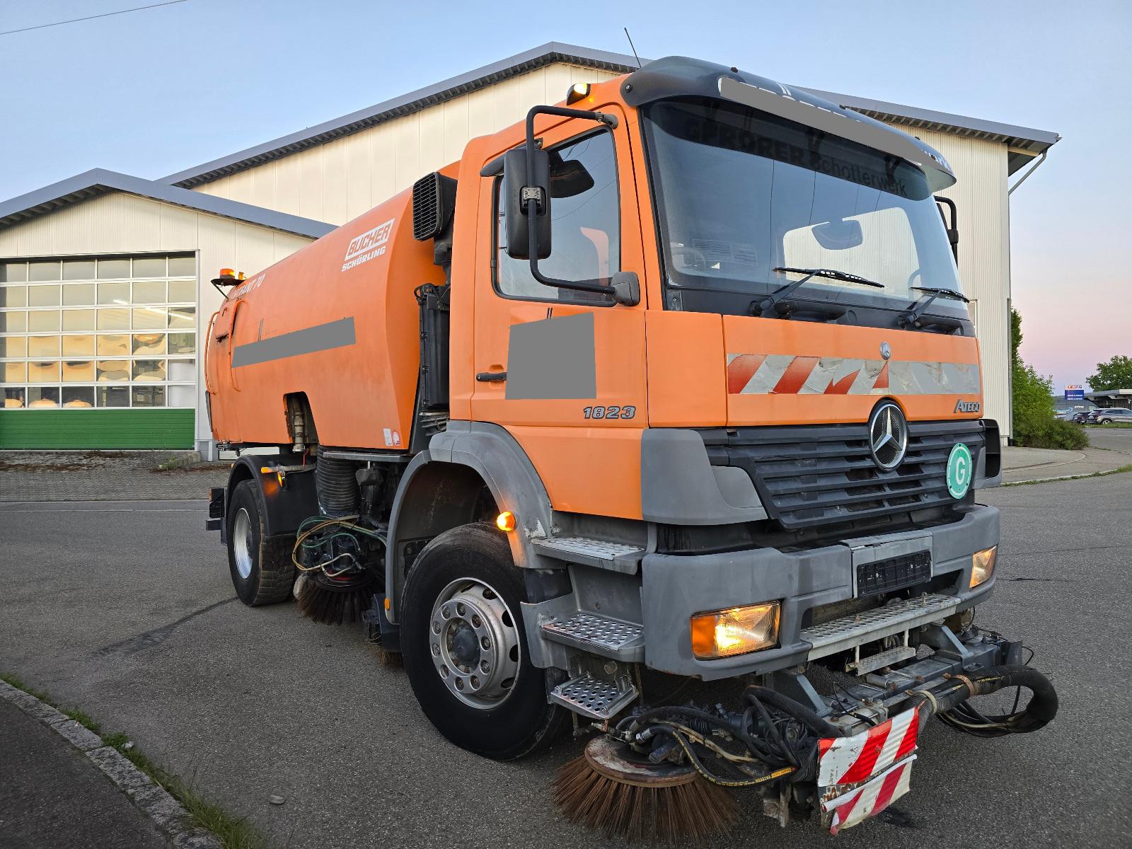 Mercedes-Benz Atego 1823  Bucher Schörling Optifand 70