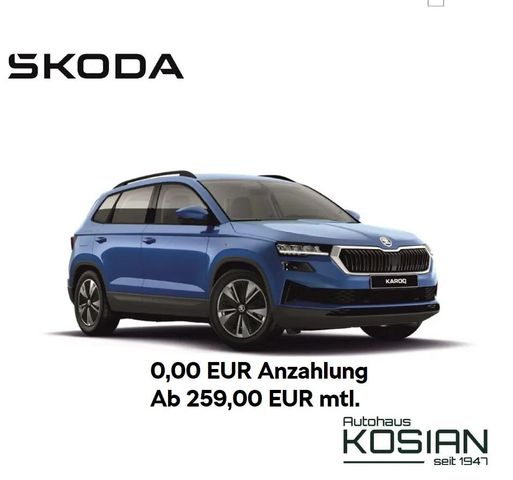 Skoda KAROQ SELECTION 1.0 TSI LED+PDC+259€ mtl.+