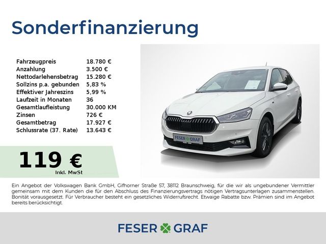 Skoda Fabia Drive 1.0 TSI Smartlink-PDC-SHZ-RFK