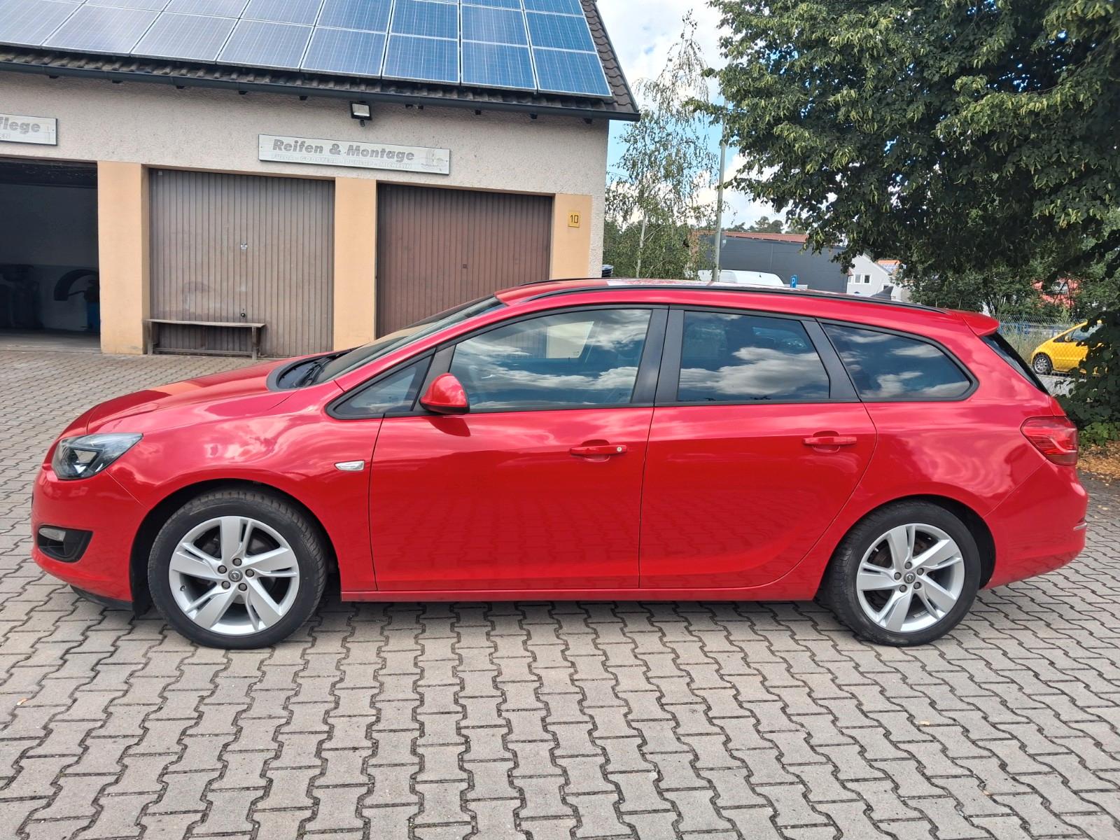 Opel Astra 2015 — engine 1.364 cm³, 120 HP (88kW)